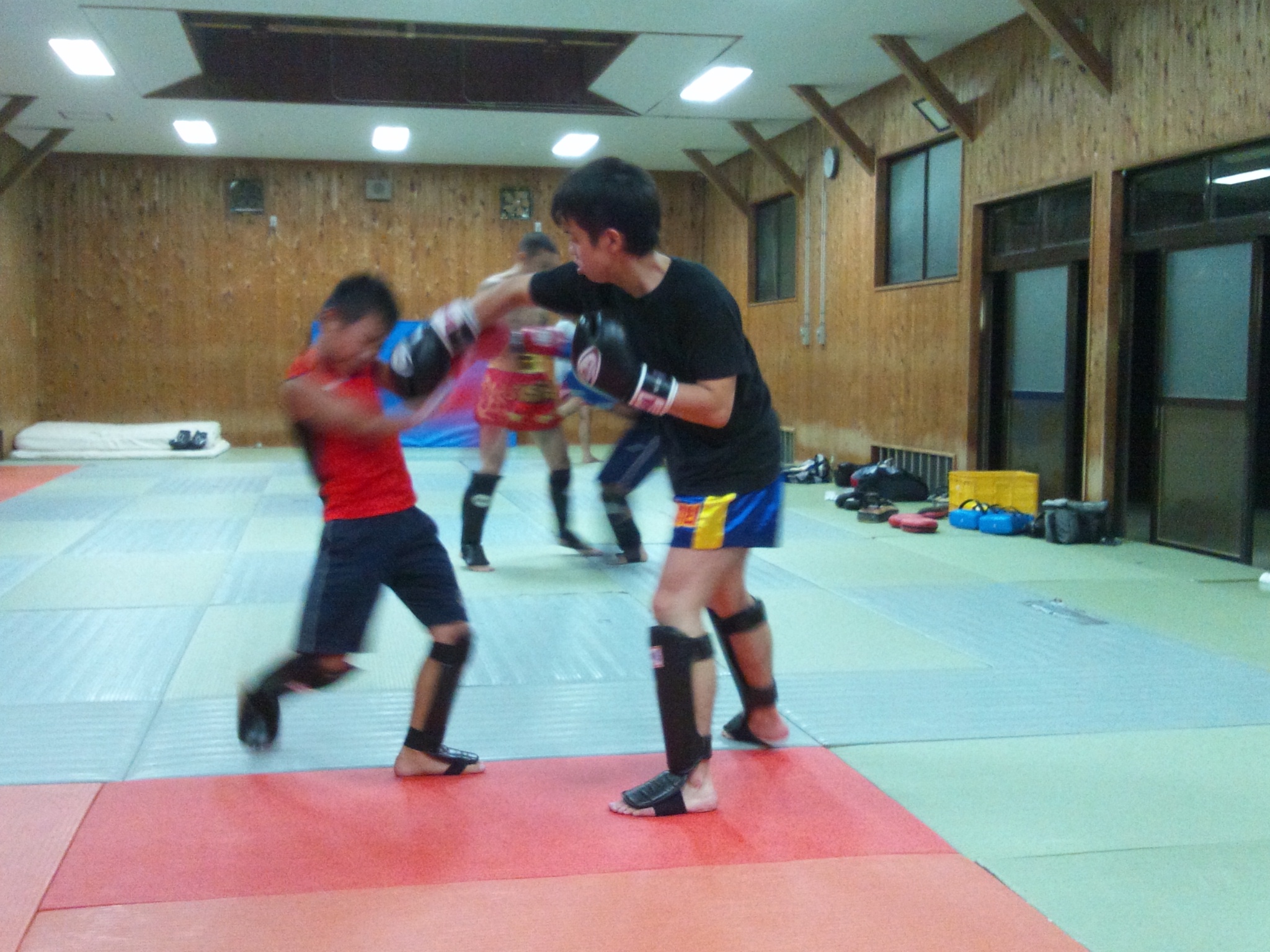 極蹴会、10月1日の練習中・・・