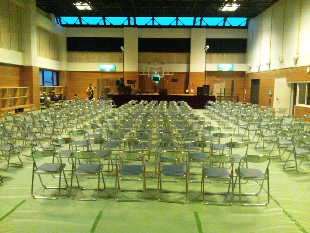 セッティング完了…