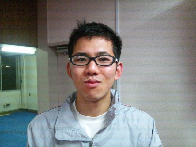 練習後のメガネ…